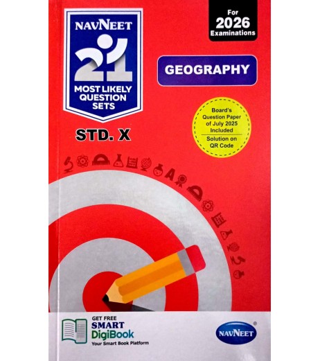 Navneet 21 Most Likely Question sets Geography SSC English Medium Maharashtra Board | Latest Edition MH State Board Class 10 - SchoolChamp.net