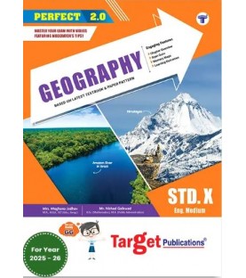 Target Publication Std. 10th Perfect Geography Notes, English Medium (MH Board)