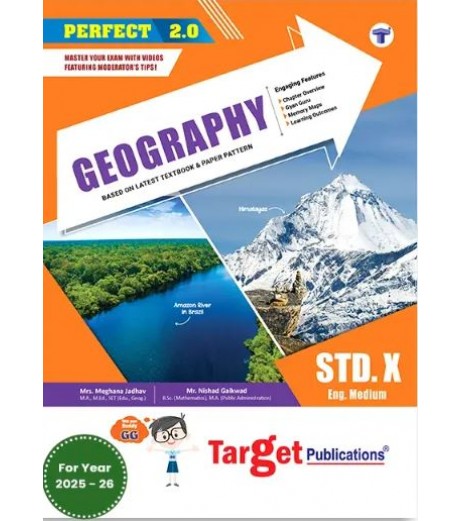 Target Publication Std. 10th Perfect Geography Notes, English Medium (MH Board) MH State Board Class 10 - SchoolChamp.net
