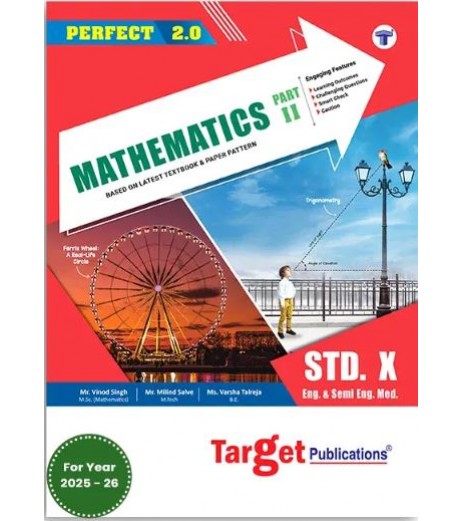 Target Publication Std. 10th Perfect Mathematics - 2 |  English Medium