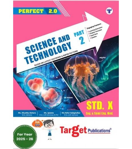 Target Publication Std. 10th Perfect Science and Technology - 2 | English Medium