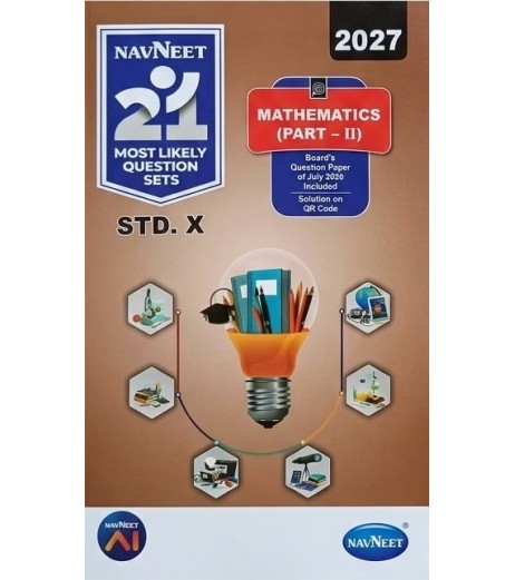 Navneet 21 sets Mathematics Part 2 SSC Maharashtra Board | For 2027 Exam Navneet 21 sets Mathematics Part 2 SSC Maharashtra Board | For 2027 Exam