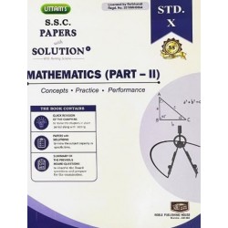 Uttams Paper Solution Std 10 Mathematics Part -II  Maharashtra State Board