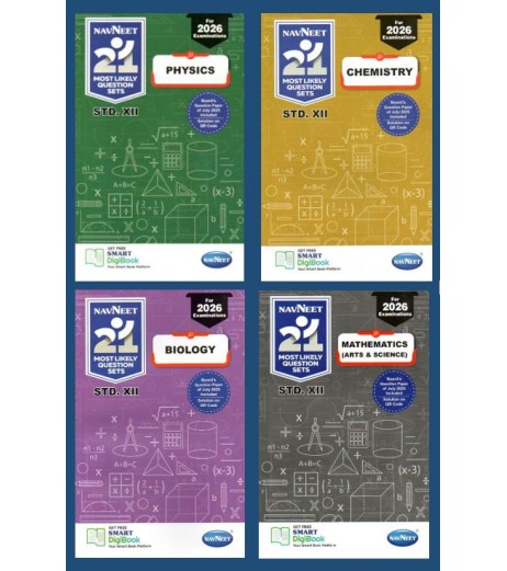 Navneet 21 PCMB Most Likely Question sets HSC Class 12 for 2026 Exam 
