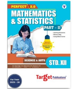 Target Publication Std.12th Perfect Mathematics - 2  Science and Arts | Maharashtra State Board