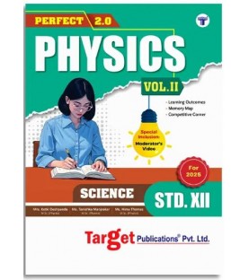 Target Publication Std.12th Perfect Physics - 2 | Maharashtra State Board 
