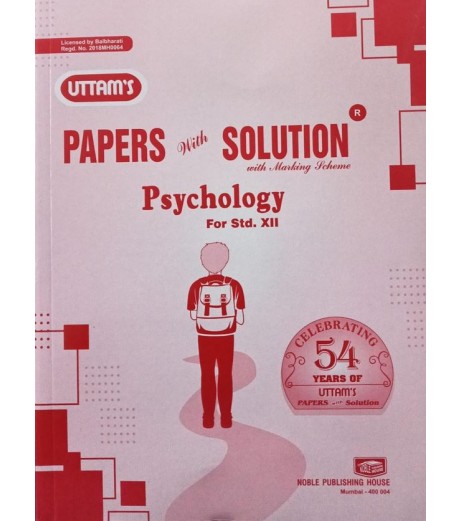 Uttams Paper Solution Psychology Std 12 | Latest Edition
