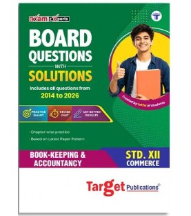 Target Publication Std.12 Board Questions With Solutions Book Keeping and Accountancy 