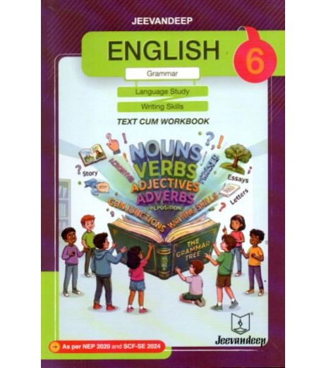 Jeevandeep English Grammar And Language Study Writing Skills (Course-Cum Workbook) Class 6 Std.