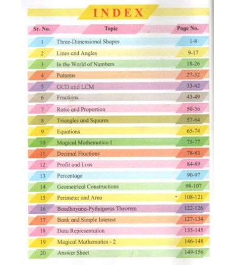 Mathematics Class 6 Maharashtra State Board  | 2026-27 Edition