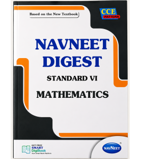 Navneet Digest Mathematics Std 6 Maharashtra State Board | 2026-27 