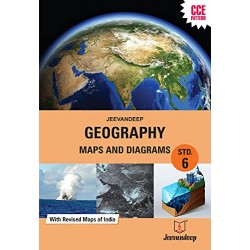 Jeevandeep Geography Maps and Diagrams Std 6 Maharashtra