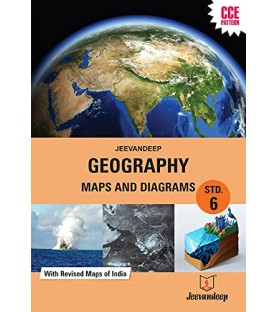 Jeevandeep Geography Maps and Diagrams Std 6 Maharashtra State Board