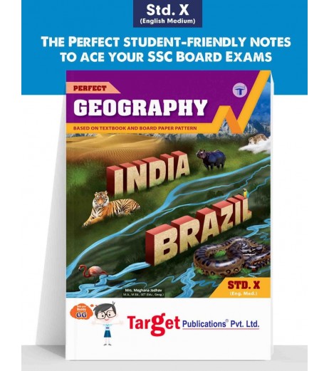 Target Publication Std. 10th Perfect Geography Notes, English Medium (MH Board) MH State Board Class 10 - SchoolChamp.net