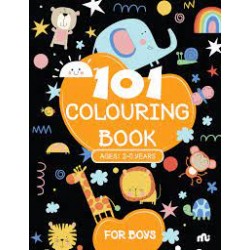 101 colouring book for boys by Moonstone