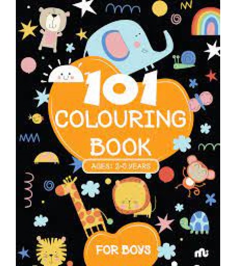101 colouring book for boys by Moonstone