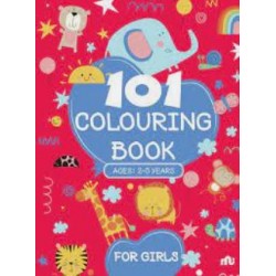 101 colouring book for girls by Moonstone