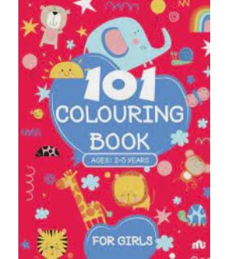 101 colouring book for girls by Moonstone