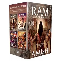 The Ram Chandra Series By Amish Tripathi Set of 4 Books