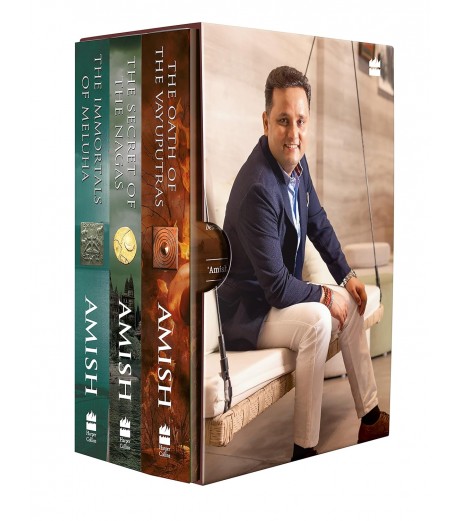 The Shiva Triology by Amish Tripathi -Set Of 3 Books-The Immortals of Meluha, The Secret of The Nagas,The Oath of The Vayuputras