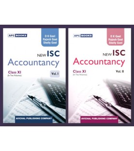 APC ISC Accountancy Class 11 by D. K. Goel, Rajesh Goel | latest edition