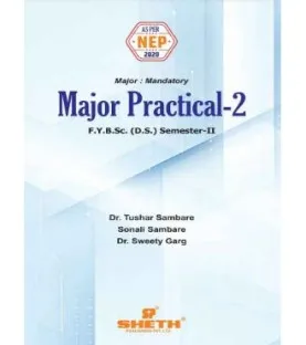 Major Practical-II FYBSc Data Science Sem 2 Sheth Publication | Mumbai University 