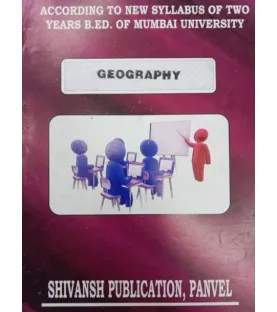 Shivansh Publication Geography Second year Sem 3 B.Ed.