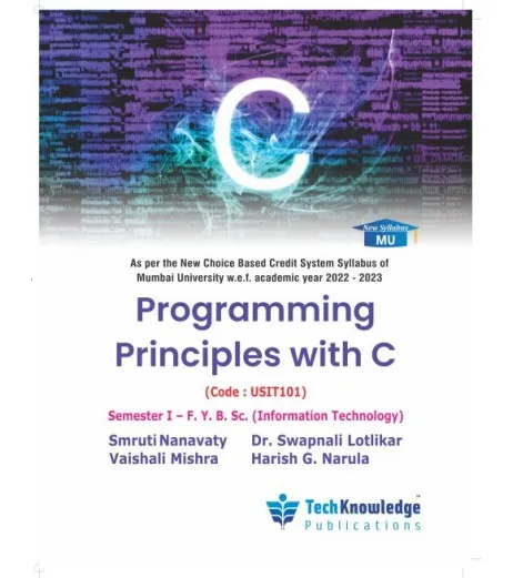 Programming Principles With C Sem I B.Sc IT Tech-Knowledge| Mumbai ...