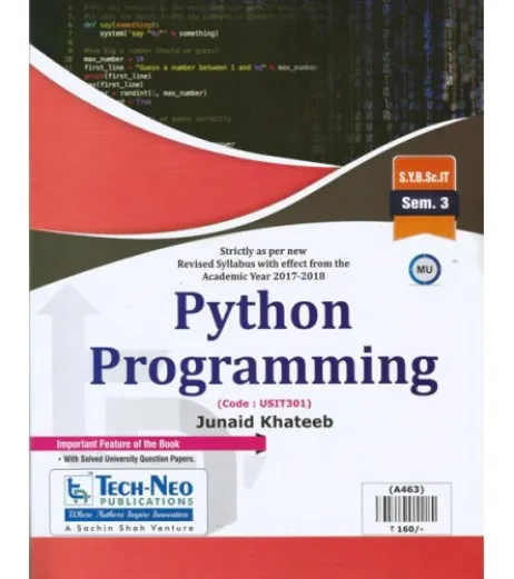 Python Pragramming Sem 3 SYBSc IT tech-Neo Publication - Junaid Khateeb