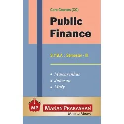 Public Finance S.Y.B.A.Sem 3 Manan Prakashan