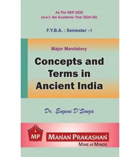 Concepts and terms In Ancient India F.Y.B.A. Semester 1 Manan Prakashan | NEP 2020