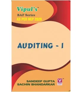 Auditing-I FYBAF Sem 1 Vipul Prakashan | NEP 2020
