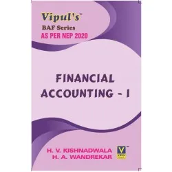 Financial Accounting-I FYBAF Sem 1 Vipul Prakashan | NEP