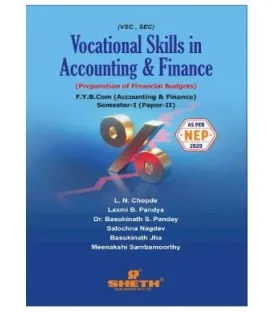 Vocational Skills in Accounting and Finance Paper -2  FYBAF Sem 1 Sheth Publication | NEP 2020 