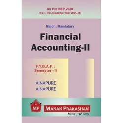 Financial Accounting-II FYBAF Sem 2 Manan Prakashan | NEP 2020
