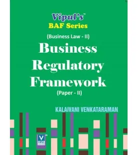 Business Regulatory Framework (Business Law – II)  SYBAF Sem 3 Vipul Prakashan
