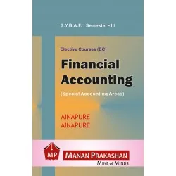 Financial Accounting-III  (Special Accounting Areas) SYBAF Sem 3 Manan Prakashan