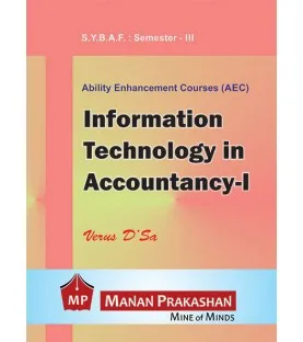 Information Technology In Accounting-I SYBAF Sem 3 Manan Prakashan