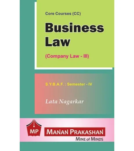 Business Law-III SYBAF Sem 4 Manan Prakashan BAF Sem 4 - SchoolChamp.net