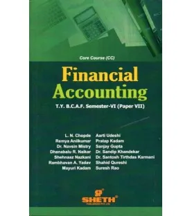 Financial Accounting (Paper-VII) TYBAF Sem 6 Sheth Publication