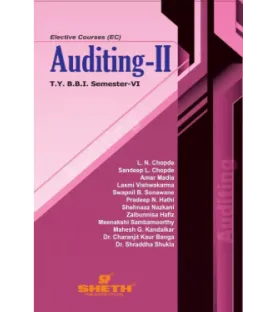 Auditing – II TYBBI Sem 6 Sheth Publication