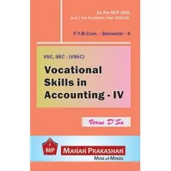 Vocational skills in accounting and Finance Paper-4  FYBcom