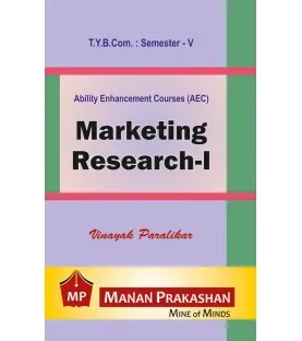 Marketing Research TYBcom Sem 5 Manan Prakashan
