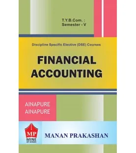 Financial Accounting TYBcom Sem 5 Manan Prakashan