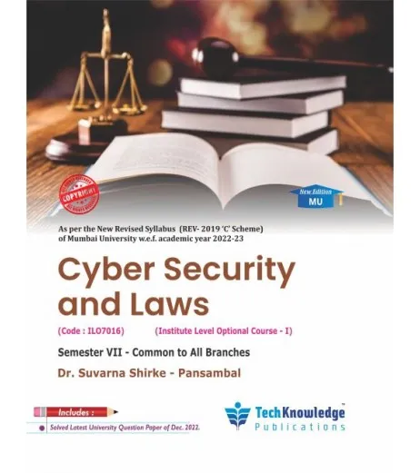 Cyber Security and Laws Sem 7  Techknowledge Publication | Mumbai University