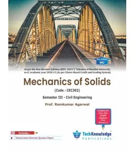 Mechanics of Solids Sem 3 Civil Engg Tech-Knowledge Publication | Mumbai University 
