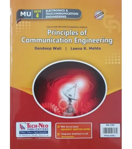Principles of Communication Engineering Sem 4 E&TC TechNeo Publication | Mumbai University