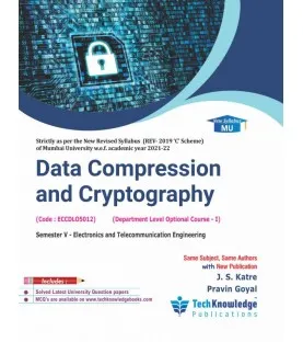 Data Compression and Cryptography Sem 5 E&TC Engineering | Techknowledge Publication | Mumbai University