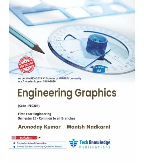Buy Engineering Graphics First Year Sem 2 books Online By Tech ...