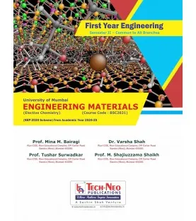 Engineering Materials First Year Sem 2 Engineering Mumbai University | Tech-Neo Publication